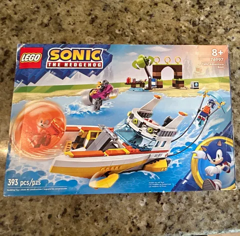 LEGO Sonic the Hedgehog Tails' Adventure Boat 76997 393 pcs Set 8+ Box