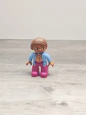 Lego Duplo MOTHER / MOM African American Black Minifigure Figure Toy