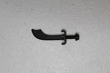 Lego Castle Black Scimitar Sword Minifig Weapon