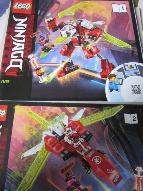 Lego Building Instructions Instruction Ninjago 71707 Part 1 and 2 Part 1 and 2