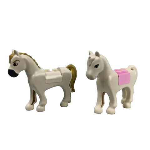 Lego Horses Lego Friends White Pony Mare and Stallion Replacement Parts