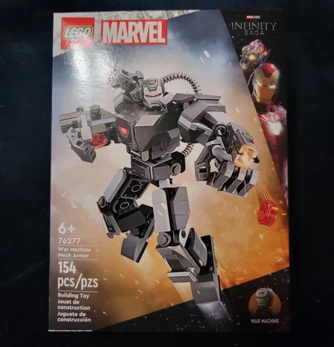 Lego Marvel Avengers 154pc WAR MACHINE MECH ARMOR (2024) Building Set! #76277