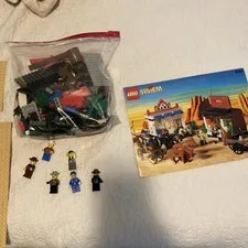 LEGO Western 6765 Gold City Junction 99.99% Complete