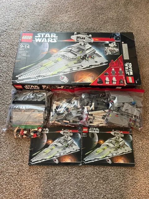 LEGO Star Wars 6211 Imperial Star Destroyer W/ Box and Instructions