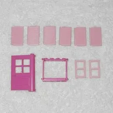 LEGO Freestyle - (x10) Various Pink Door Window Panes Shutters - From 4151 1995