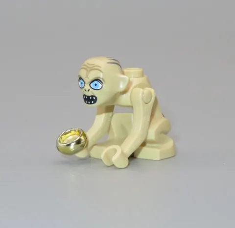 LEGO Lord of the Rings Gollum with gold ring Hobbit minifigure LOTR 9470