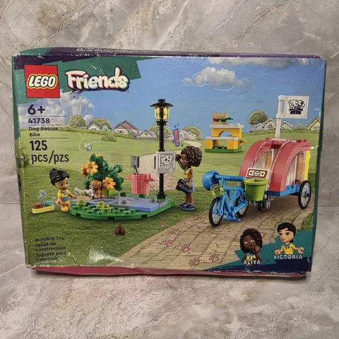 LEGO Friends Dog Rescue Bike 41738 Complete Set 125pcs Box Is Crushed