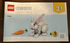 LEGO CREATOR: White Rabbit (31133) - Manual Instruction Book