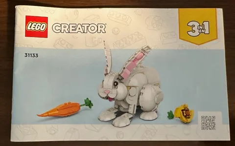 LEGO CREATOR: White Rabbit (31133) - Manual Instruction Book