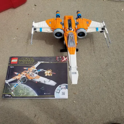 LEGO Star Wars Poe Dameron's X-wing Fighter Set 75273 INCOMPLETE