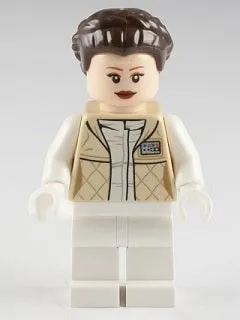 LEGO® Minifigure Star Wars sw0346 Princess Leia (Hoth Outfit French Braid Hair)