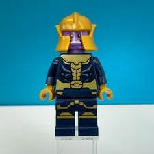 LEGO Thanos Minifigure Printed Legs Gold Helmet sh0613 Marvel Super Heroes