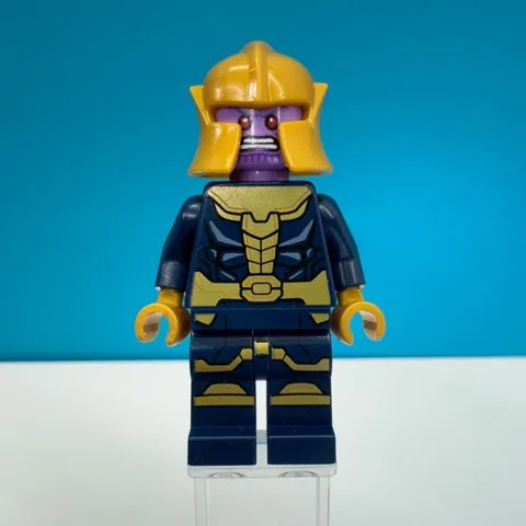 LEGO Thanos Minifigure Printed Legs Gold Helmet sh0613 Marvel Super Heroes