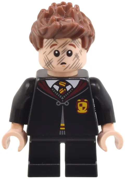 Seamus Finnigan - Gryffindor Robe Clasped, Black Short Legs - Used LEGO