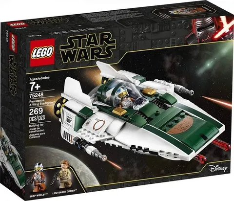 LEGO The Rise of Skywalker Resistance A Wing  Starfighter Building Kit #75248
