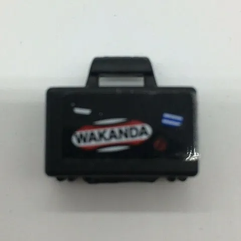 Lego Black Suitcase with Wakanda Sticker C4