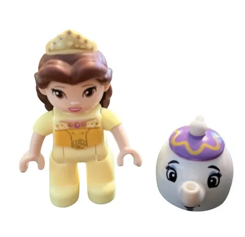 LEGO Disney Princess Belle Duplo Figure and Mrs Potts Teapot Accessory