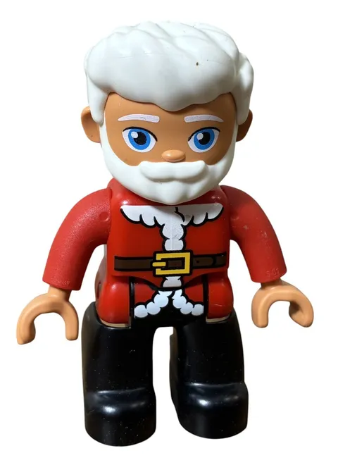 LEGO DUPLO Santa Claus Figure Santa’s Winter Holiday Replacement