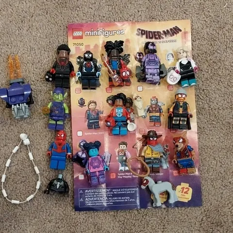 LEGO Spider-Man Across the Spider-Verse Minifigure Lot 