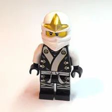 LEGO Zane The Final Battle Ninjago Minifigure With Helmet