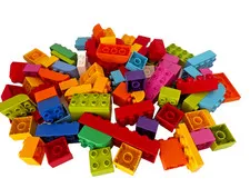 LEGO DUPLO BULK X80 brick parts lot VGC