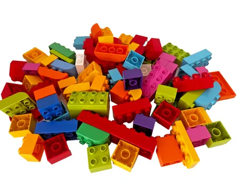 LEGO DUPLO BULK X80 brick parts lot VGC