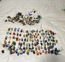 LEGO Minifigure Mixed Lot Bundle w/ Accessories & Parts, NINJAGO, Mickey RARE
