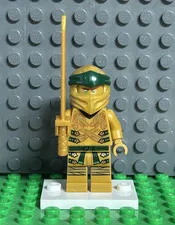 LEGO Ninjago Minifigure Golden Lloyd w/sword (Great Condition)