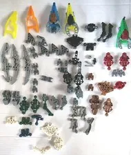 Lego Bionicle Vahki  8616 8617 8618 8619 Parts Helmets Weapons Armor Incomplete 