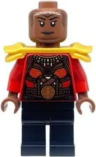 LEGO® Minifigure Super Heroes sh0870 Okoye Red Top sh0oulder Armor