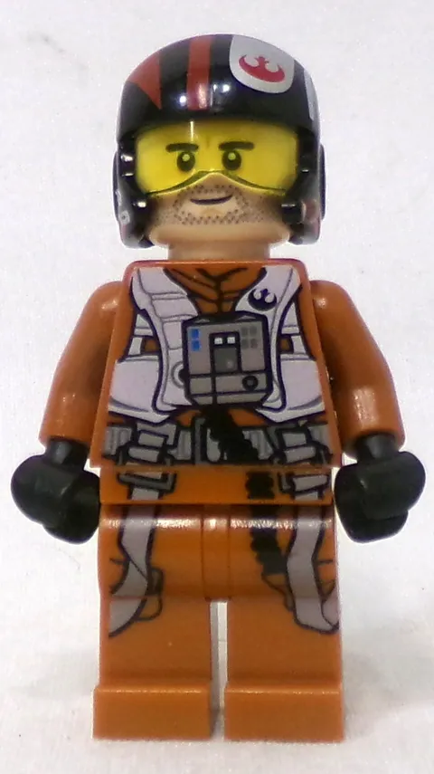 LEGO Star Wars 75273 sw0931 Poe Dameron Pilot Jumpsuit Minifigure