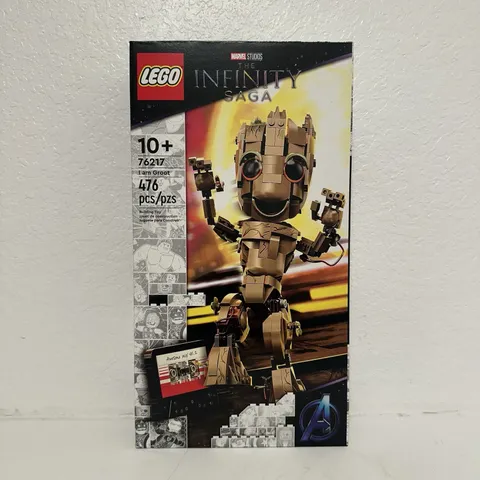 LEGO The Infinity Saga - I Am Groot 76217 New In Box Factory Sealed 476 pcs
