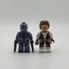 Lego Star Wars Custom Clone Wars Obi Wan Kenobi & Durge Bounty Hunter Bundle
