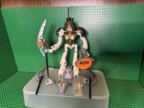 LEGO BIONICLE: Takanuva (8596) Figure Only Kanohi Avohkii Vahi Read Description 