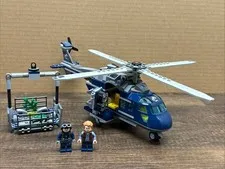 LEGO Jurassic World Blue's Helicopter Pursuit 75928 7-12 Incomplete