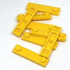 LEGO Parts - Yellow Plate 1 x 4 with 2 Studs with Groove - No 41740 - QTY 8