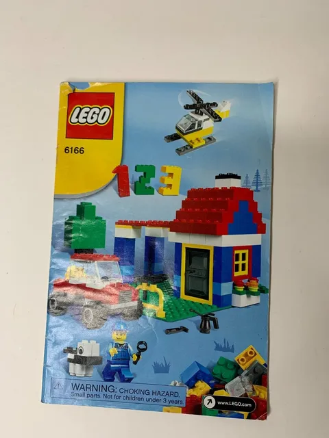 Lego Inventor Creator Designer Set Instructional Book Manual 6166