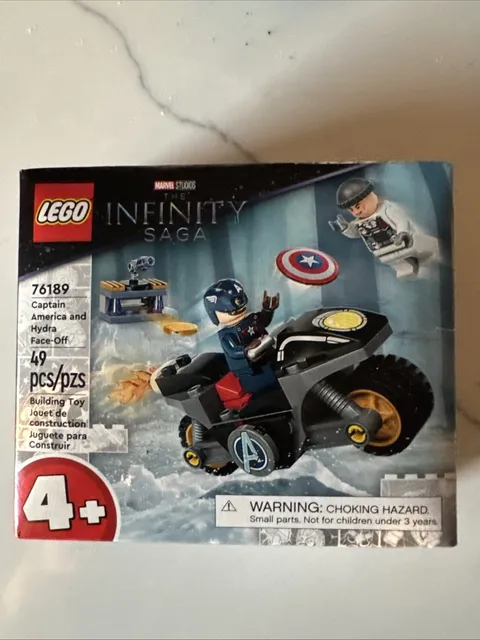 LEGO Super Heroes: Captain America & Hydra Face-Off (76189) NIB. Sealed, Retired