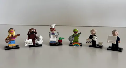 Lego 71033 The Muppets Minifigures Retired Lot Of 6 Kermit Rowlf Janice And More