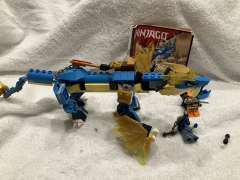 LEGO NINJAGO: Jay's Thunder Dragon EVO (71760) - Incomplete