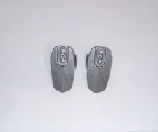 2 Lego Pearl Light Gray part 90639 Size 5 Armor Star Wars Hero Bionicle rare 