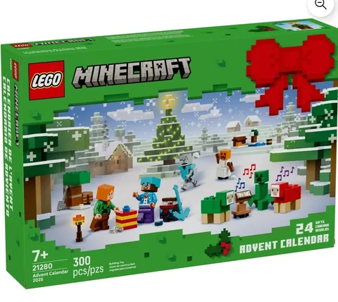 LEGO Minecraft 24 Days Winter Christmas Advent Calendar 2025 (21280)