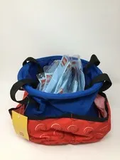 LEGO 10 Monthly Exclusive Polybags and 5005630 Red Blue VIP Storage Tote Bucket