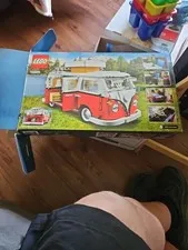 lego 10220 volkswagen camper van  complete used Missing Less Than 10 Pieces.