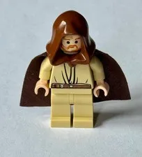 LEGO Star Wars Qui-Gon Jinn Minifigure 2007 Republic Cruiser 7665 sw0172