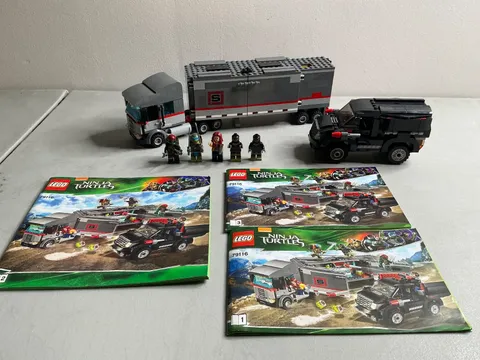 Lego Ninja Turtles Big Rig Snow Getaway 79116 PRE-BUILT