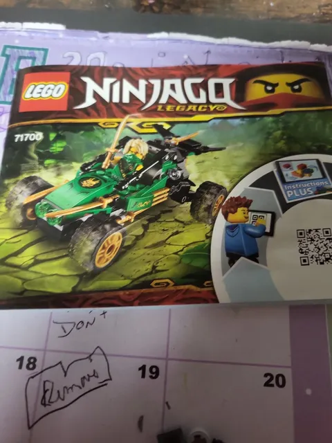 Lego 71700 Ninjago Legacy Jungle Raider Instructions Only& Some Pieces