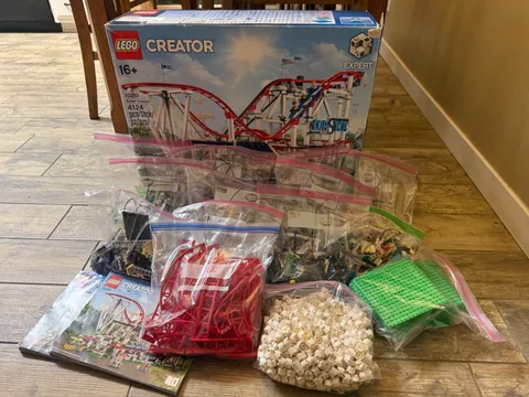 LEGO CREATOR: Roller Coaster (10261) COMPLETE SET-IN BAGS NUMBERED 1-11