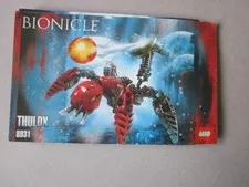 Lego Building Instructions Instruction Bionicle 8931 Thulox