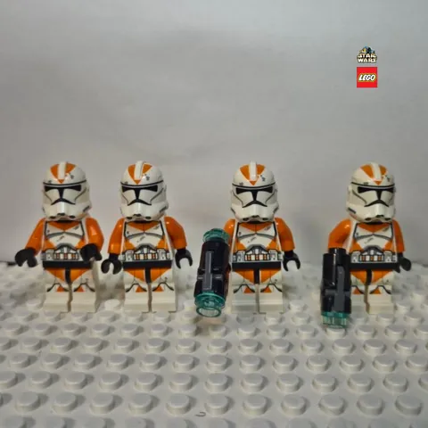 LEGO Star Wars 212th Battalion Clone Trooper Lot x4 Phase 2 75036 Minifigures